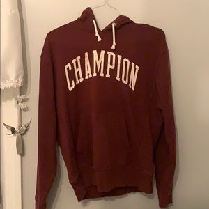 Champion Maroon Hoodie | medium